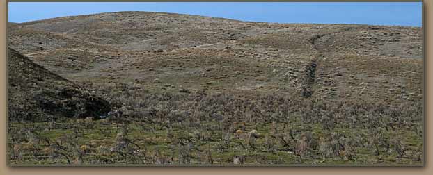 Oregon Trail wheel ruts. Oregon Trail wheel ruts.
