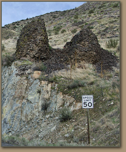 Basalt erratics near Pateros, WA.