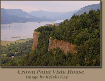 Crown Point Vista House Columbia Gorge