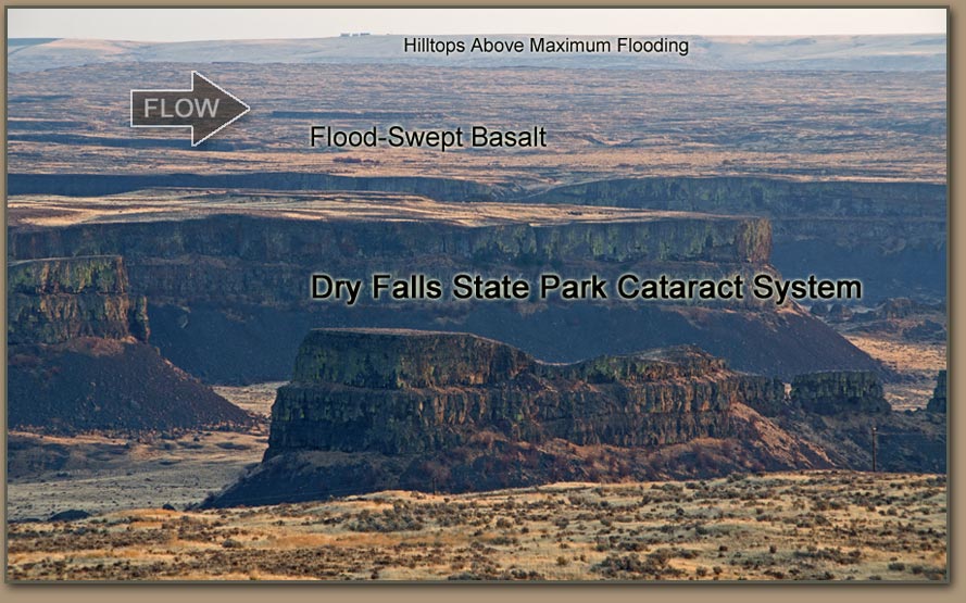 Dry Falls Cataract System - Ice Age Floods from Glacial Lake Missoula.