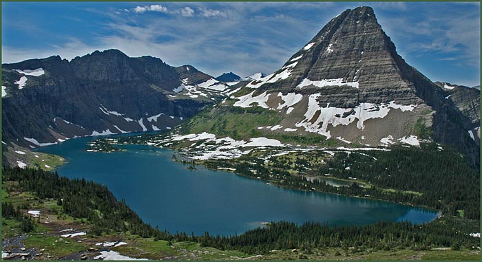 Hidden Lake overlook in Glacier National Park.