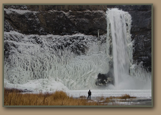 Tom Foster view Palouse Falls - Created by the Ice Age Floods.